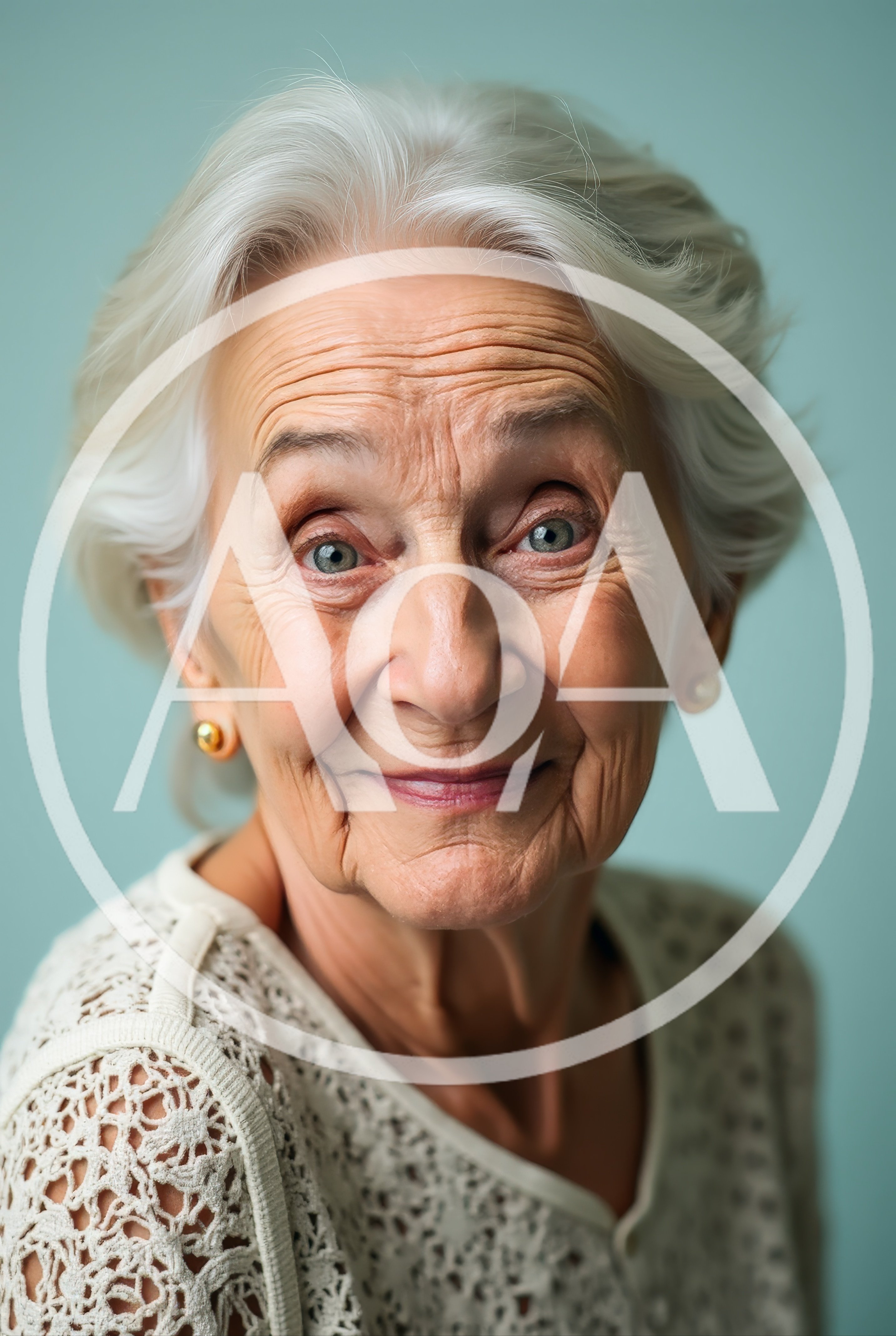 Portrait Of A Smiling Elderly Woman