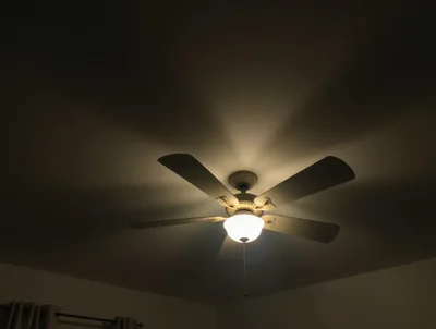 Illuminated Ceiling Fan With Light Fixture