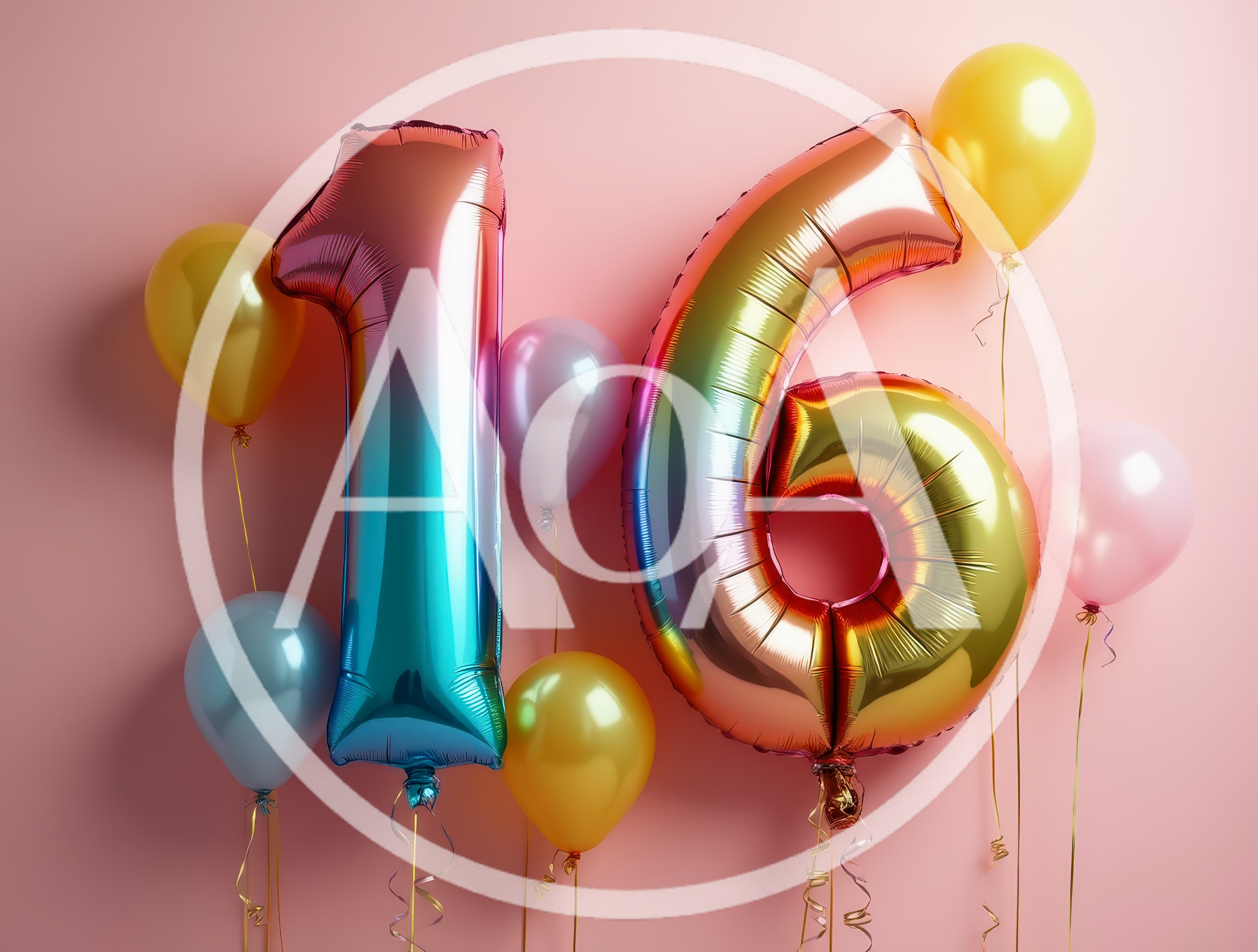 Sixteenth Birthday Celebration Balloons