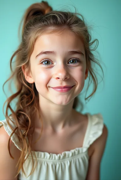 Portrait Of A Smiling Young Girl