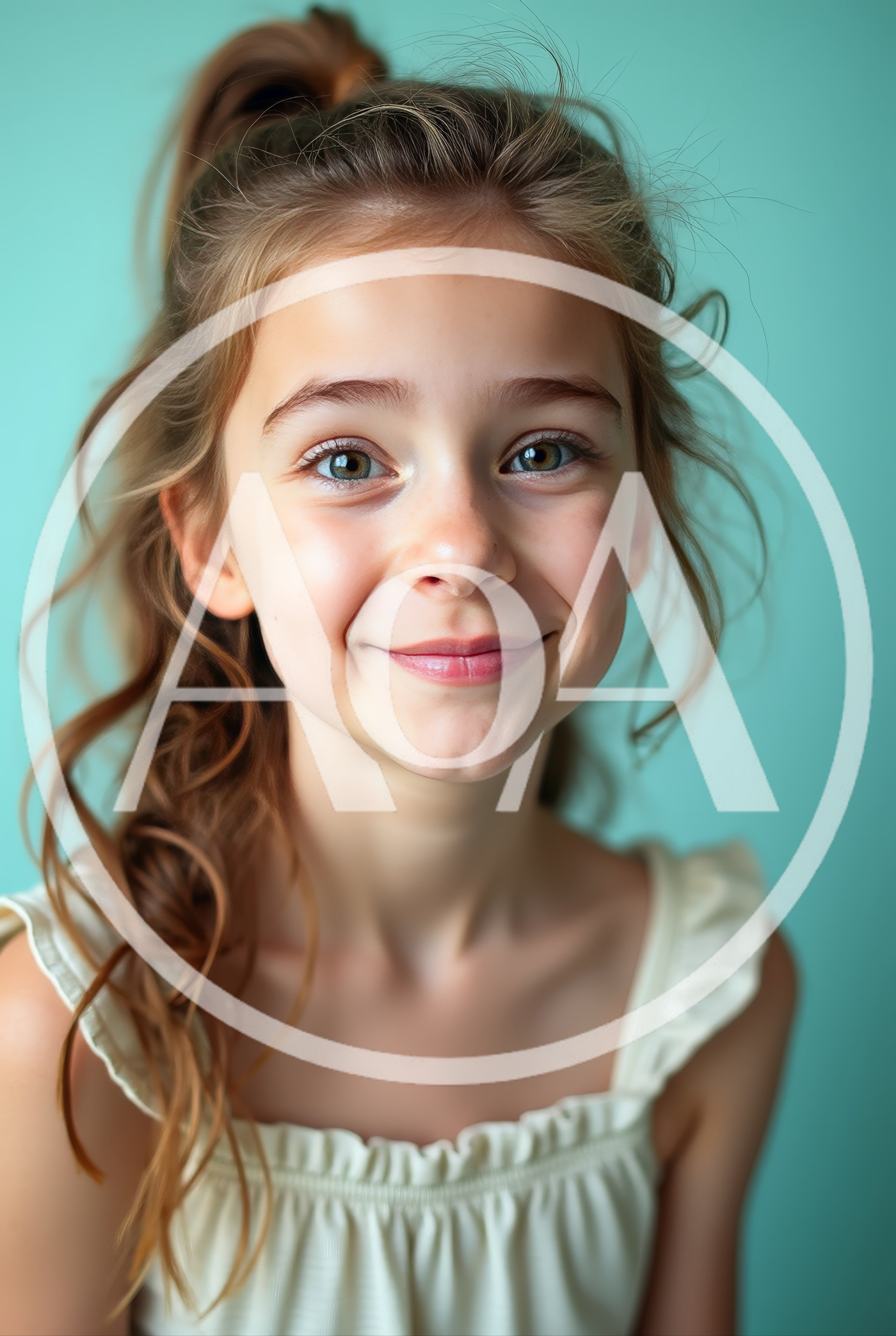 Portrait Of A Smiling Young Girl
