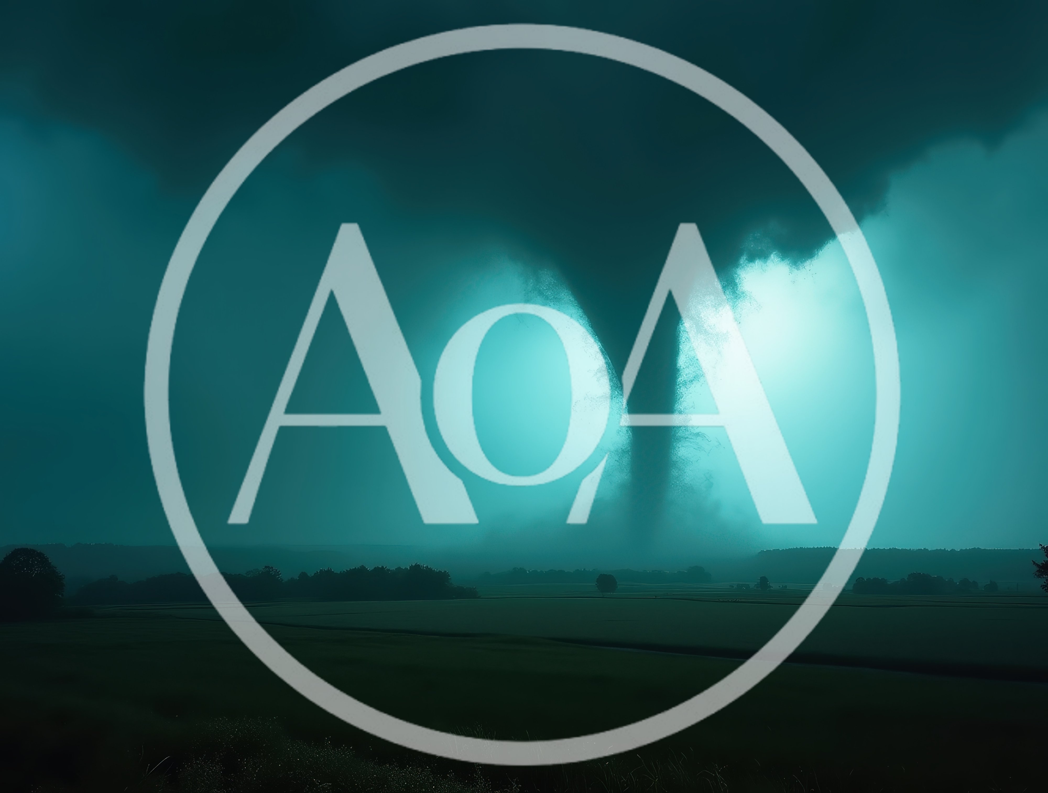 Massive Dark Tornado Over Open Rural Landscape