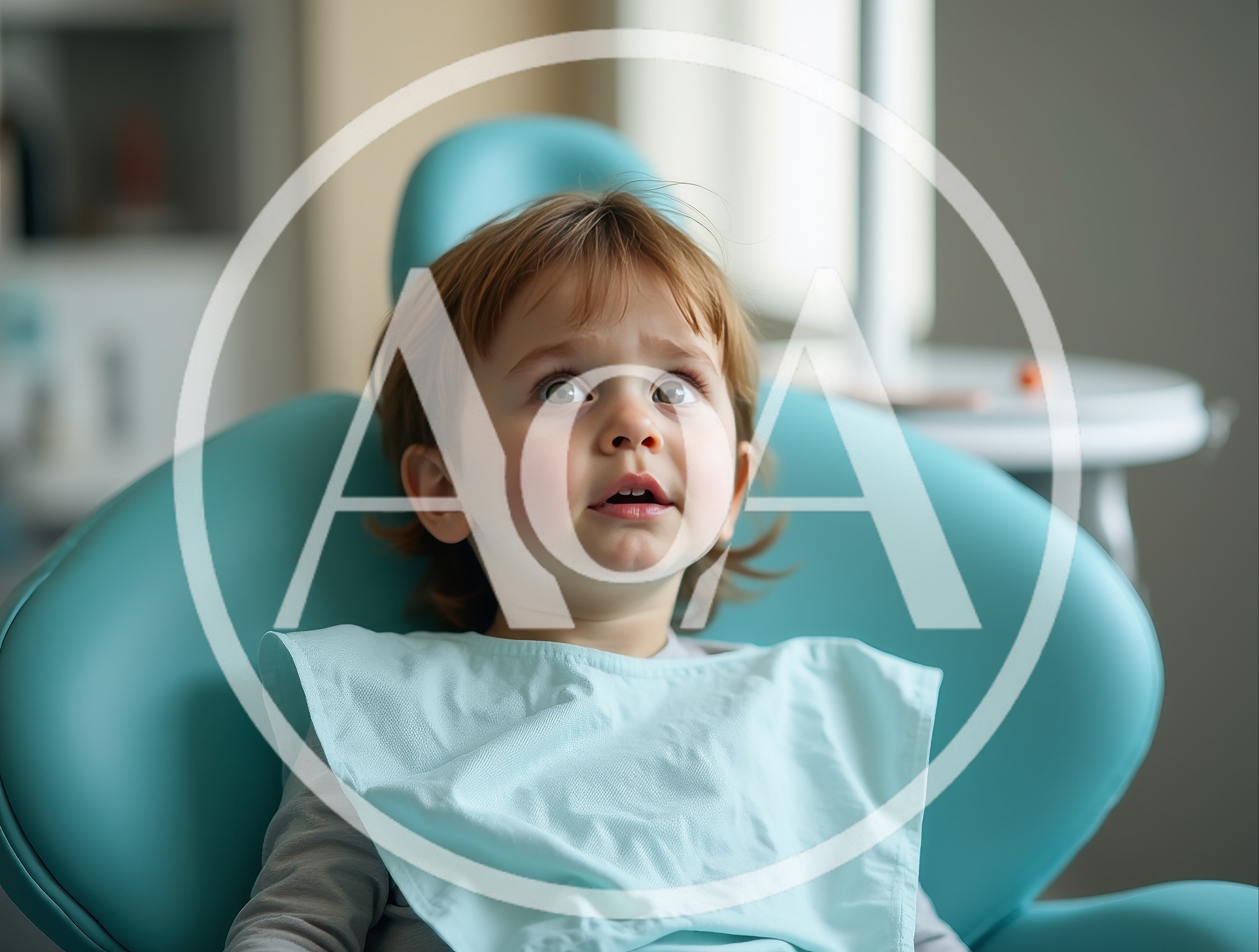 Toddler Sitting In A Dental Chair