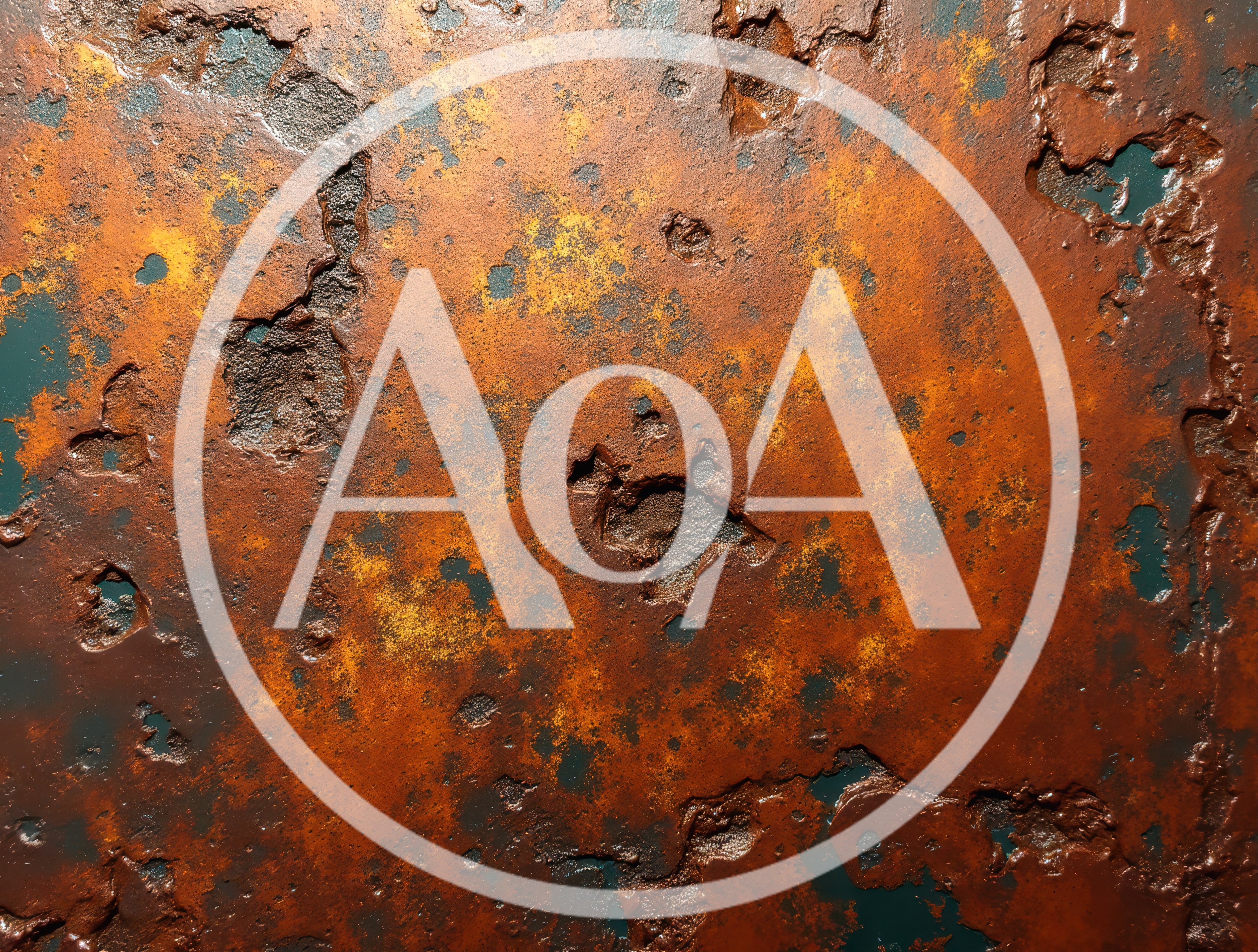 Close Up Of Heavily Corroded Metal Surface