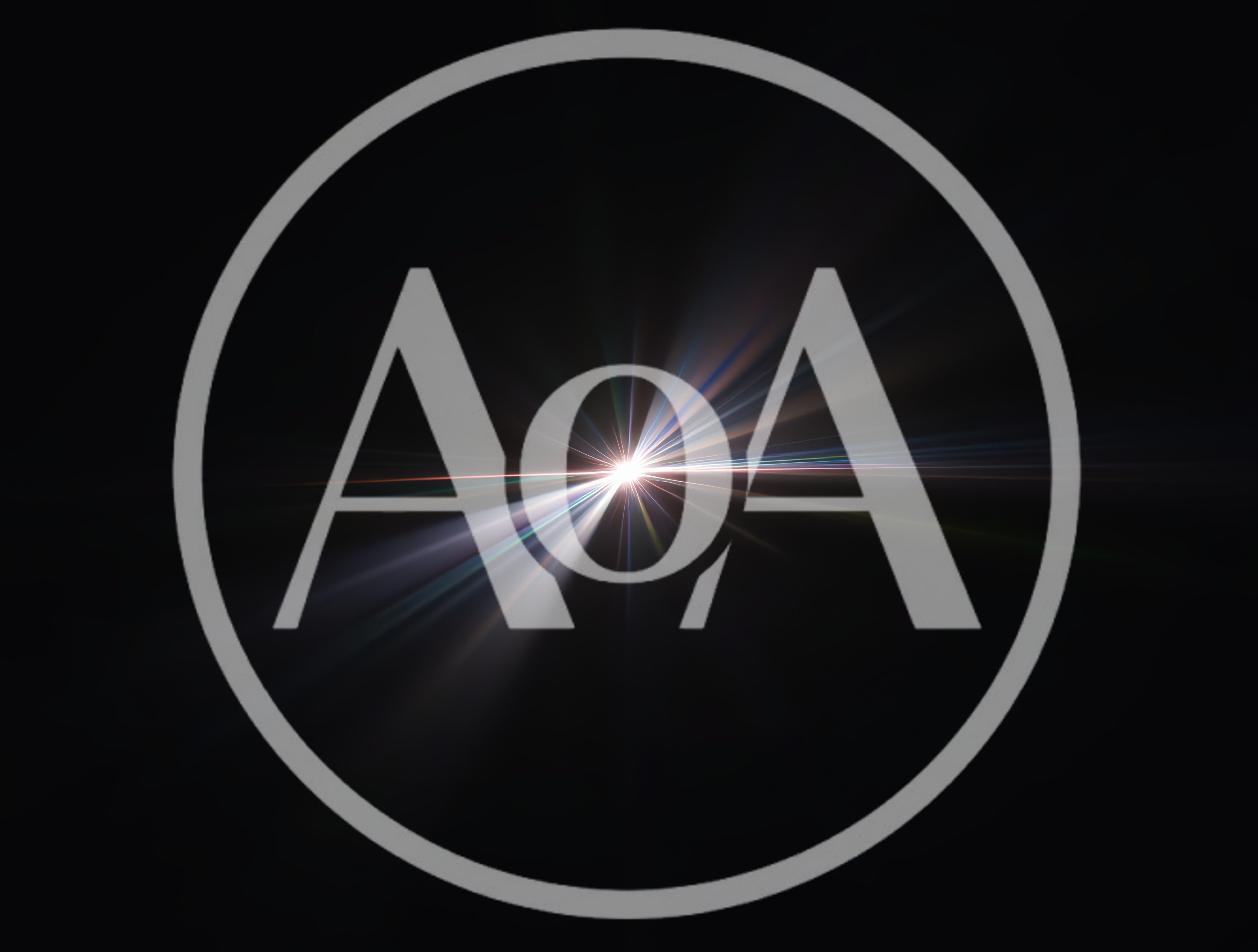Abstract Light Flare With Radiant Starburst Effect