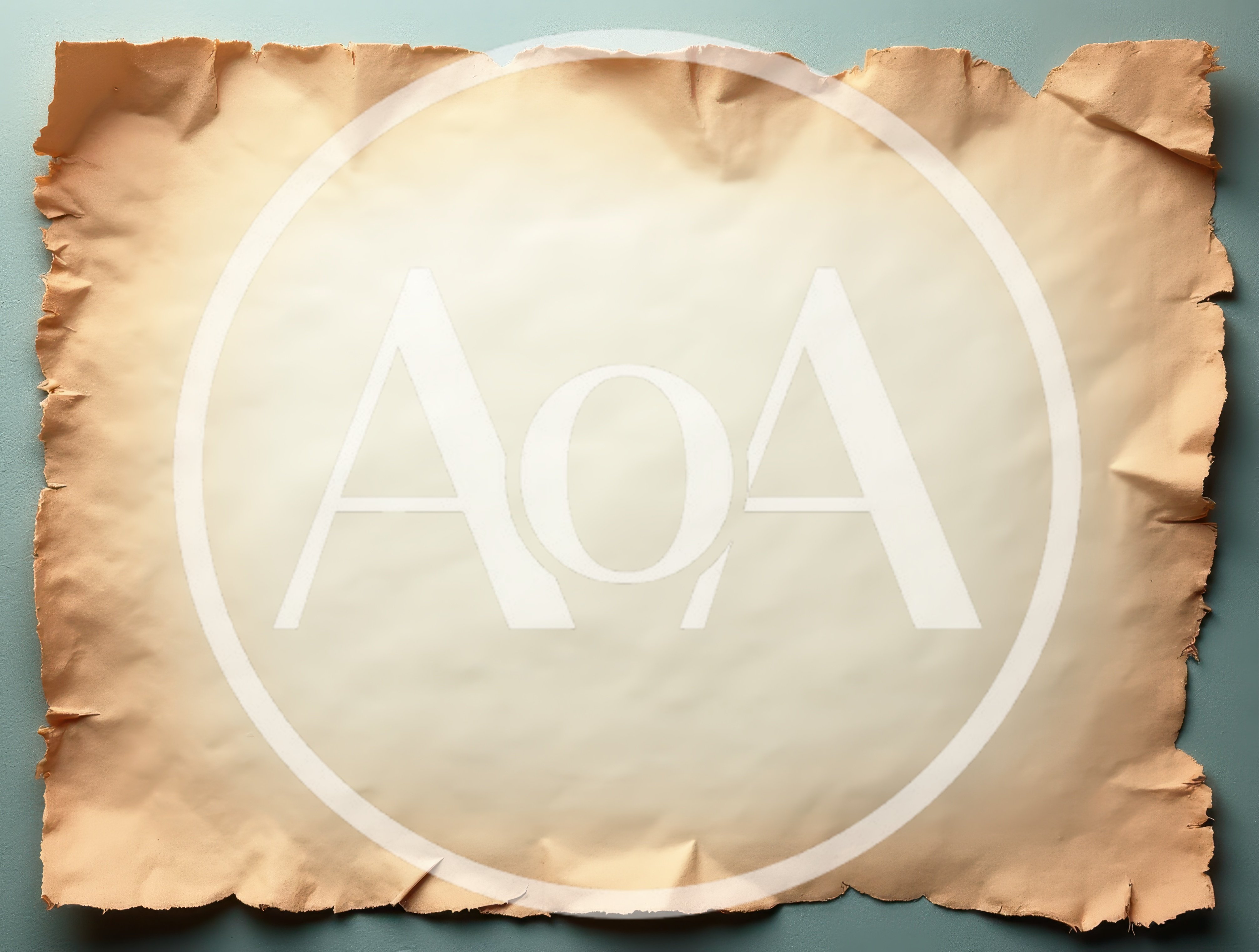 Old Parchment Paper With Torn Edges