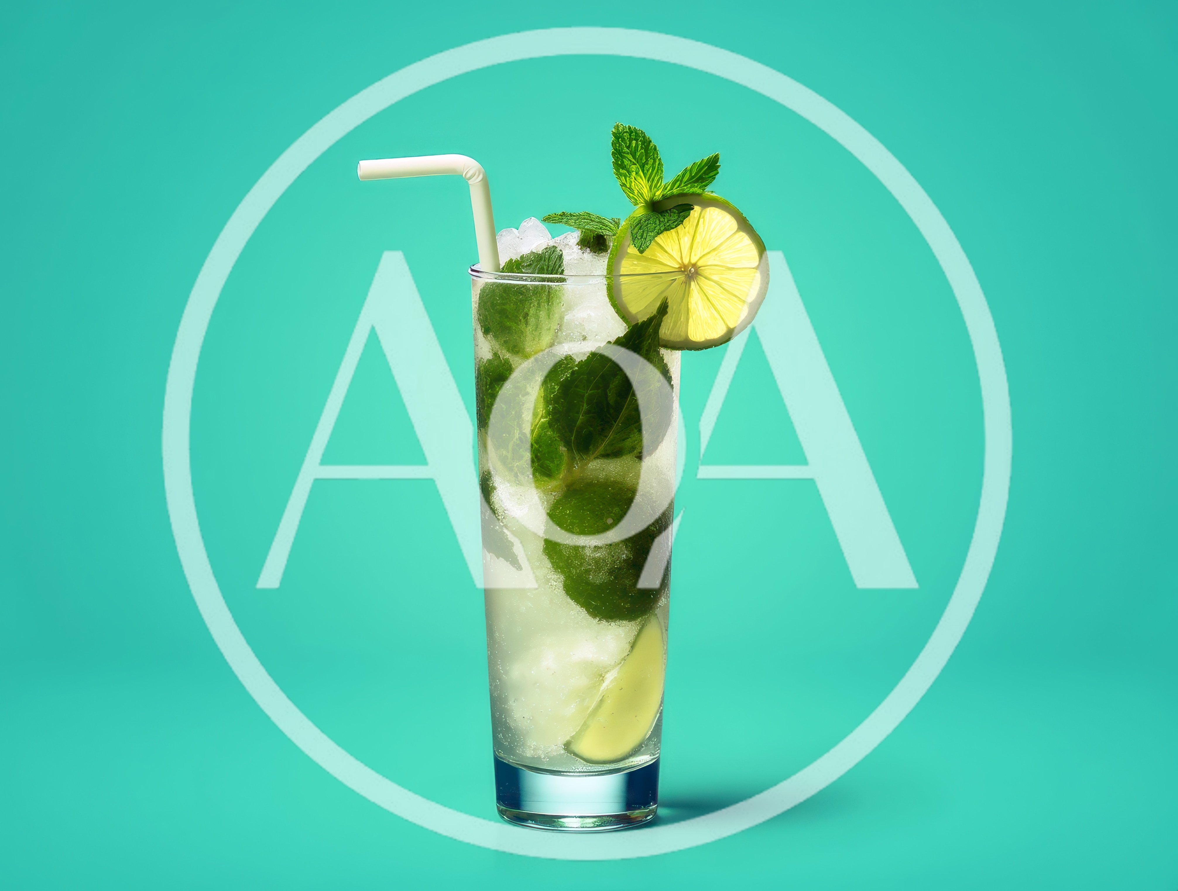 Refreshing Mojito Cocktail With Lime And Mint