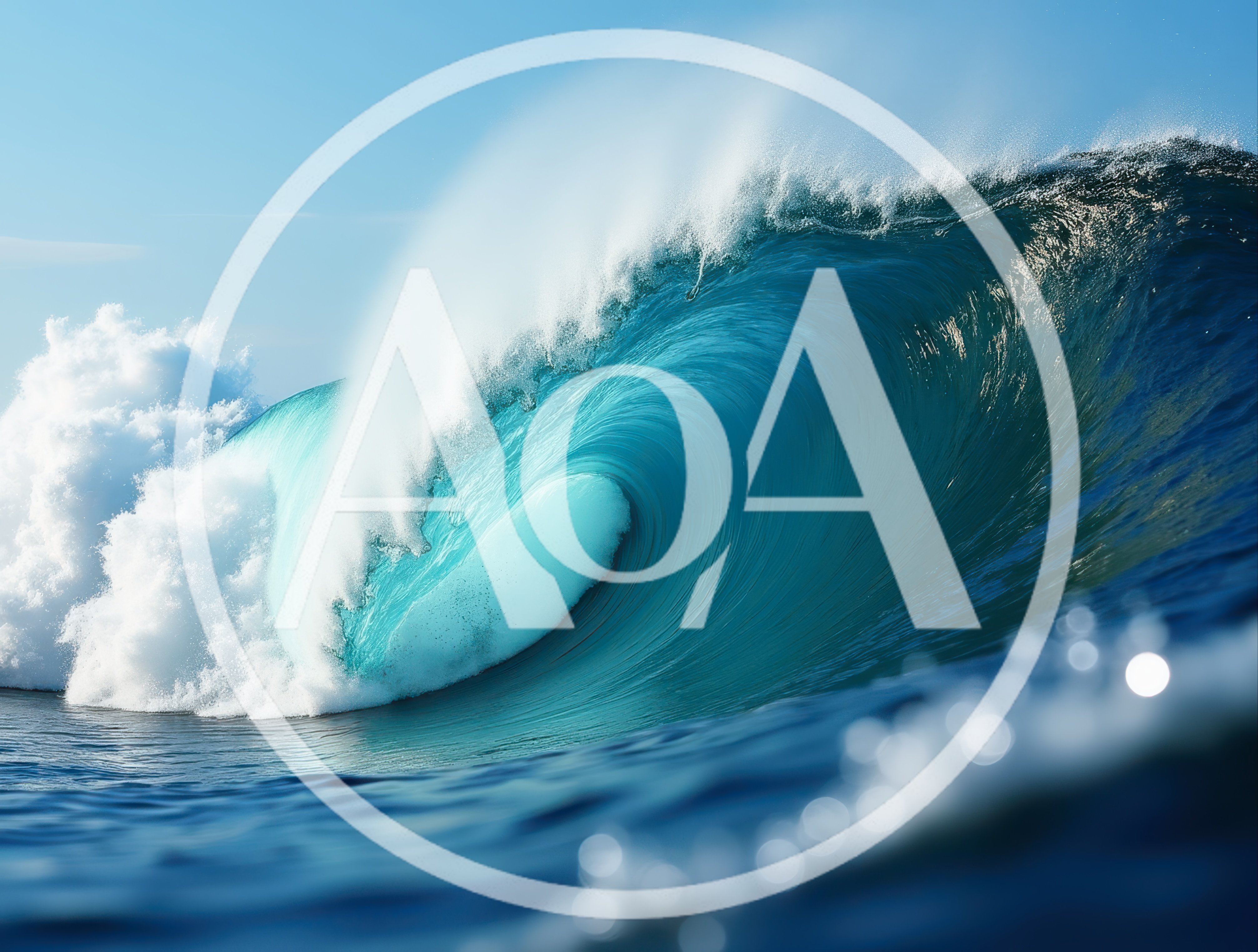 Massive Crashing Ocean Wave In Tropical Waters
