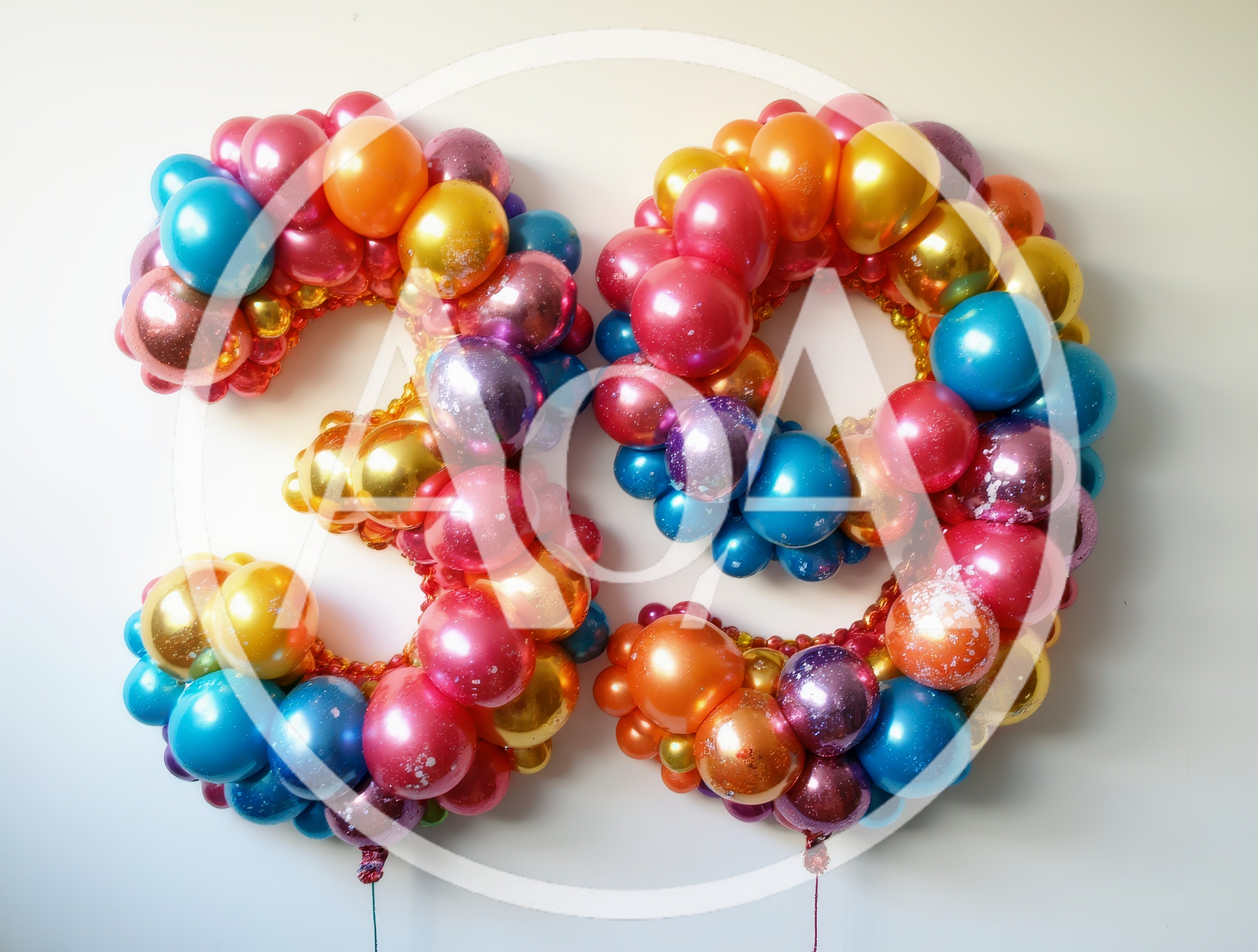Number Thirty Nine Balloon Decoration For Birthday Celebration