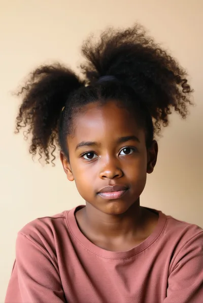 Portrait Of A Young African American Girl