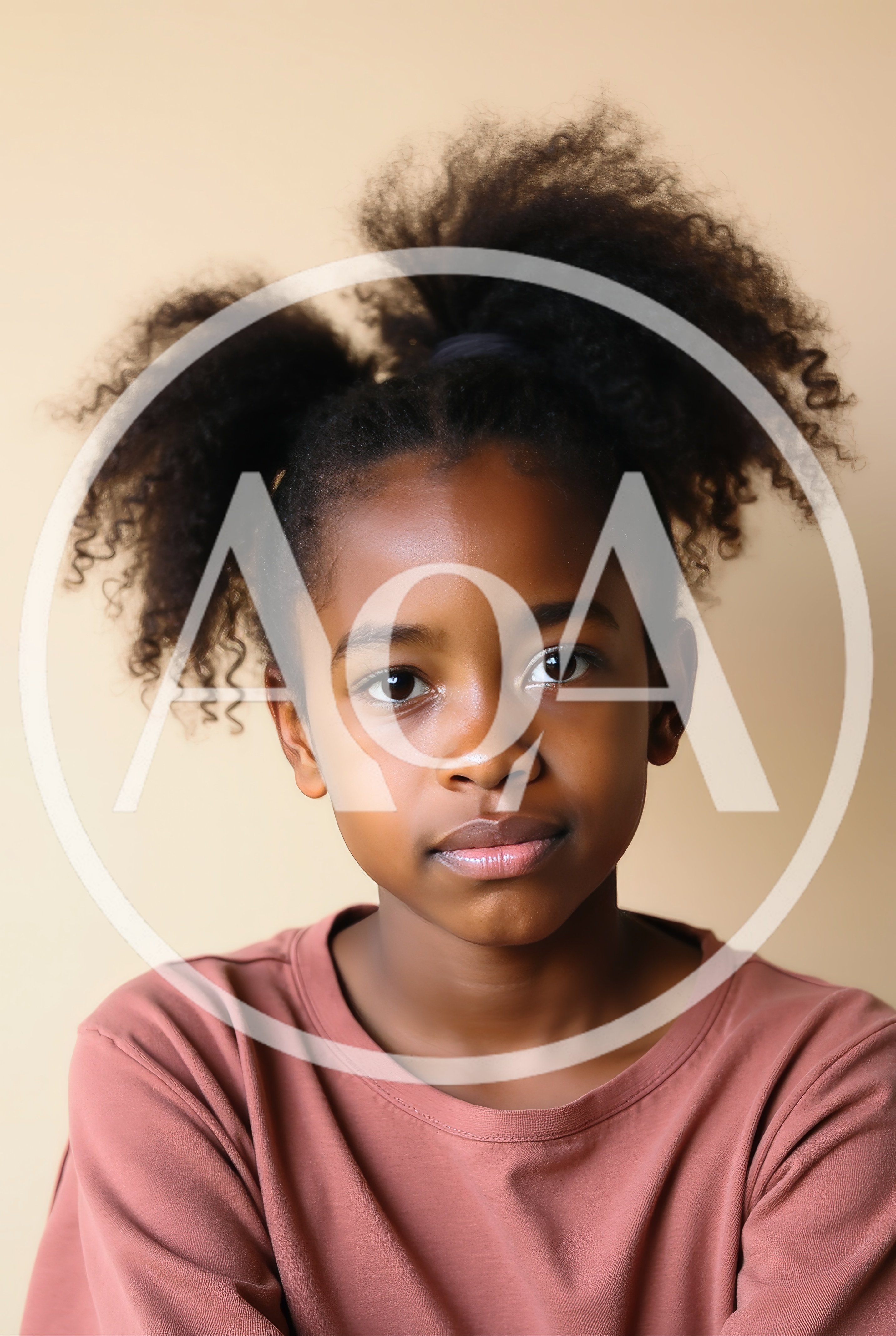 Portrait Of A Young African American Girl