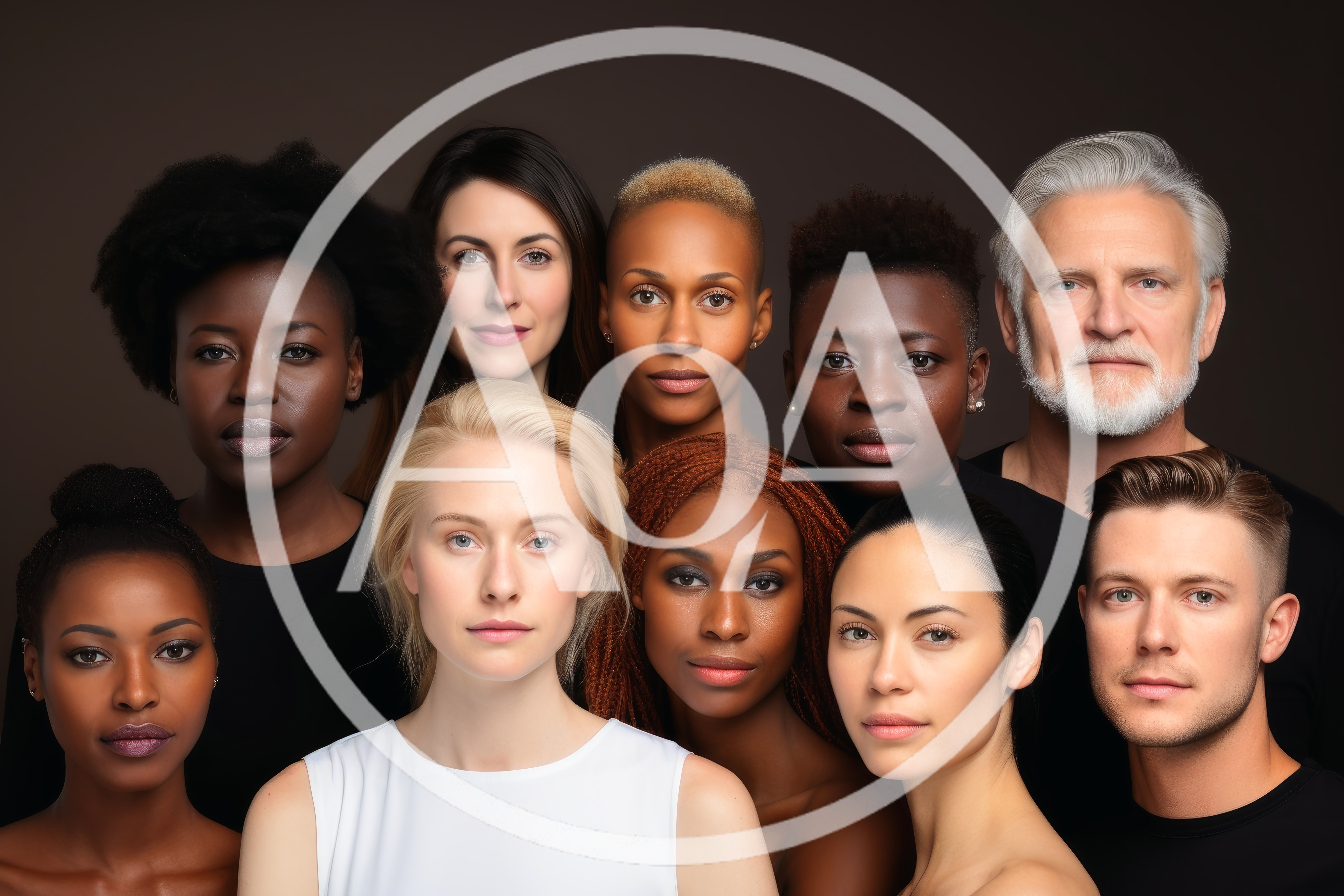 Diverse Group Of People Portrait