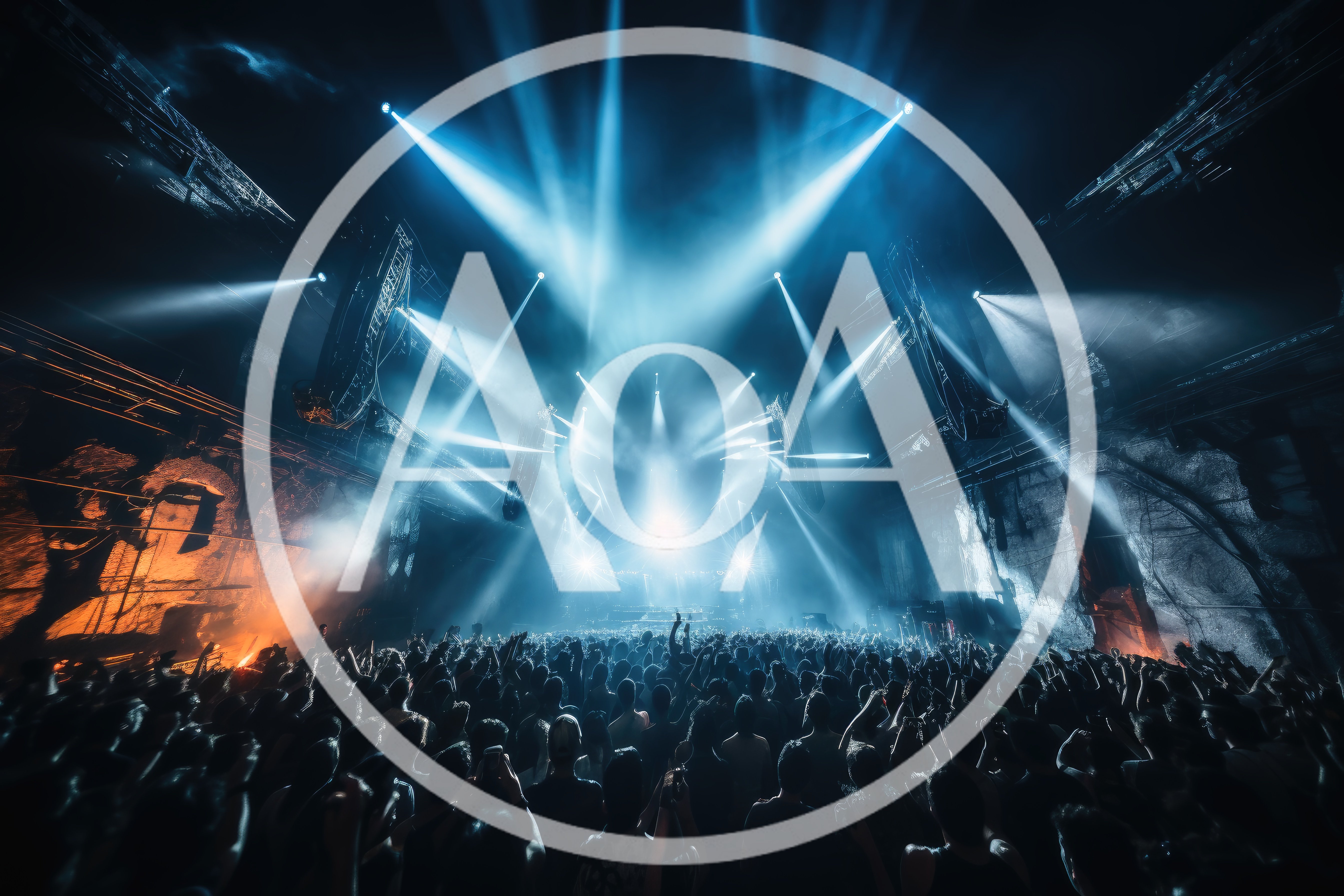 Crowd Dancing at an Electronic Music Concert