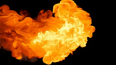 Red Sphere Exploding Into Massive Fireball