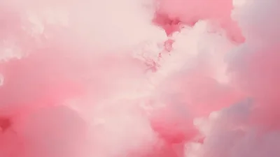 Pink Smoke Clouds Swirling In Abstract Motion
