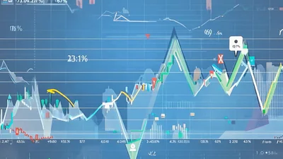 Digital Financial Stock Market Data Visualization Animation
