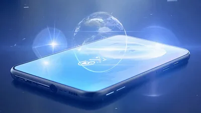 Smartphone Displaying Holographic Earth Globe Interaction