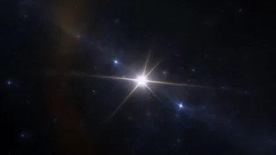 Bright Star Shining in Deep Space