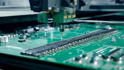 Automated Pick and Place Machine Assembling Circuit Board