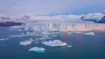 Aerial View Of Perito Moreno Glacier In Patagonia