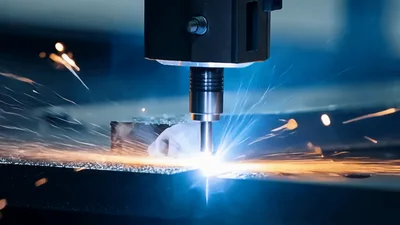 Industrial Laser Cutting Machine Processing Metal Plate