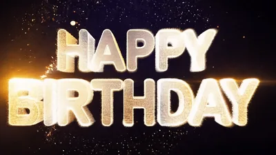 Happy Birthday Text Reveal With Colorful Confetti Explosion