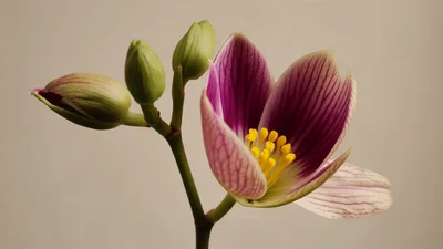 Time Lapse Of A Beautiful Flower Blooming