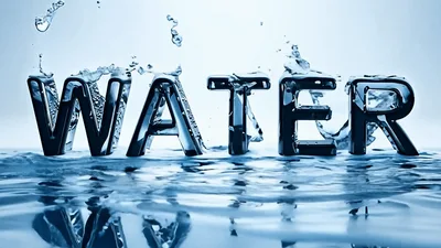 Water Text Animation With Liquid Splash Effect