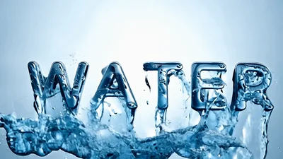 Water Liquid Text Formation Animation