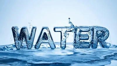 Water Text Reveal With Liquid Splash Animation