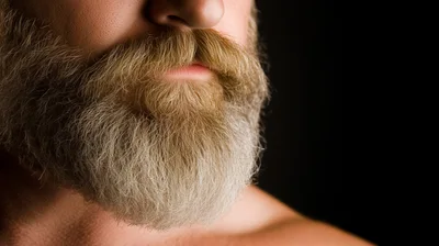 Close Up Of A Man With A Thick Beard