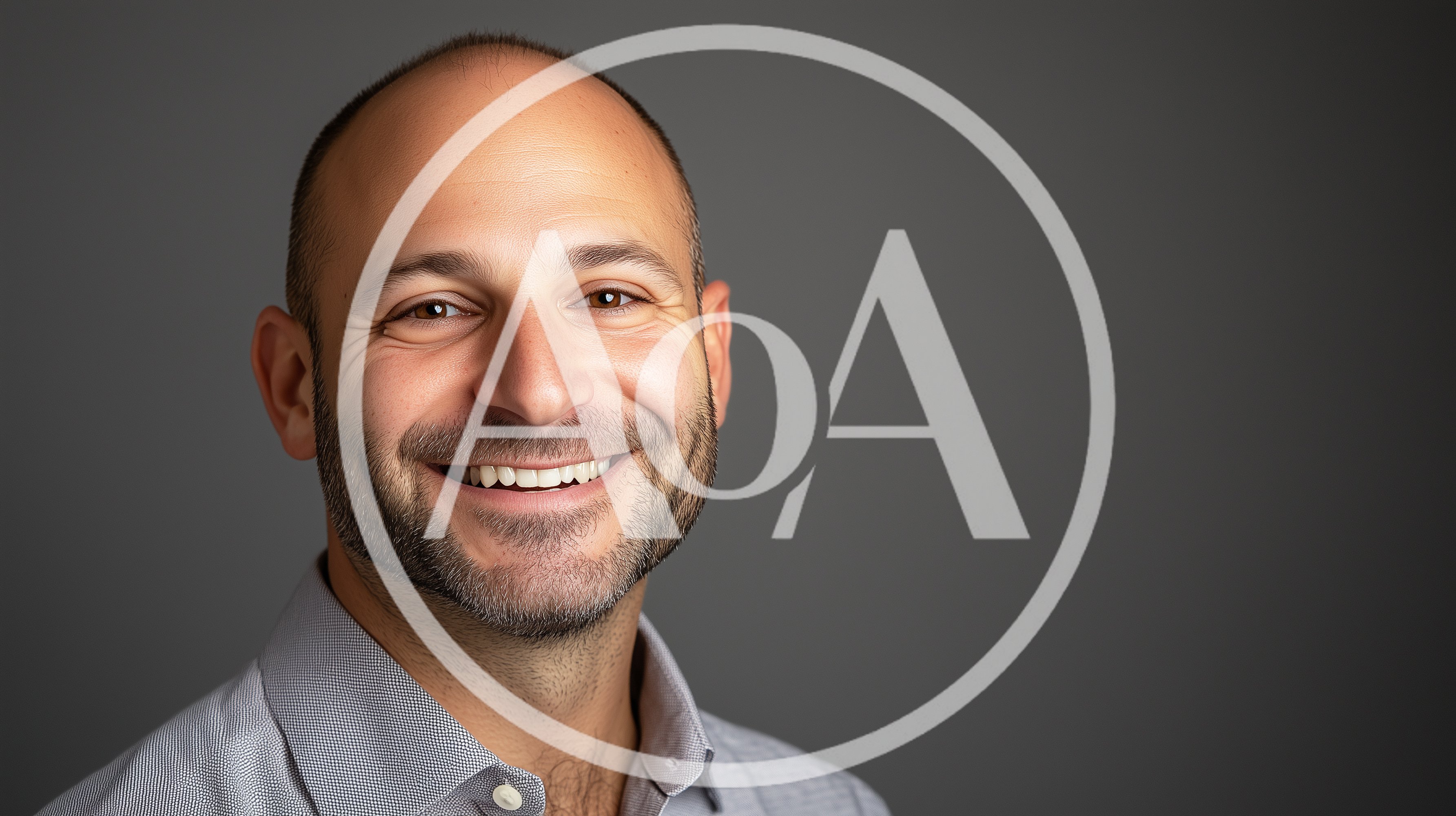 Portrait Of A Smiling Man With A Beard
