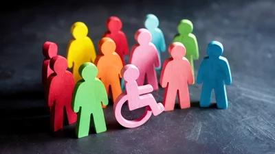 Colorful Wooden Figurines Representing Diversity and Inclusion