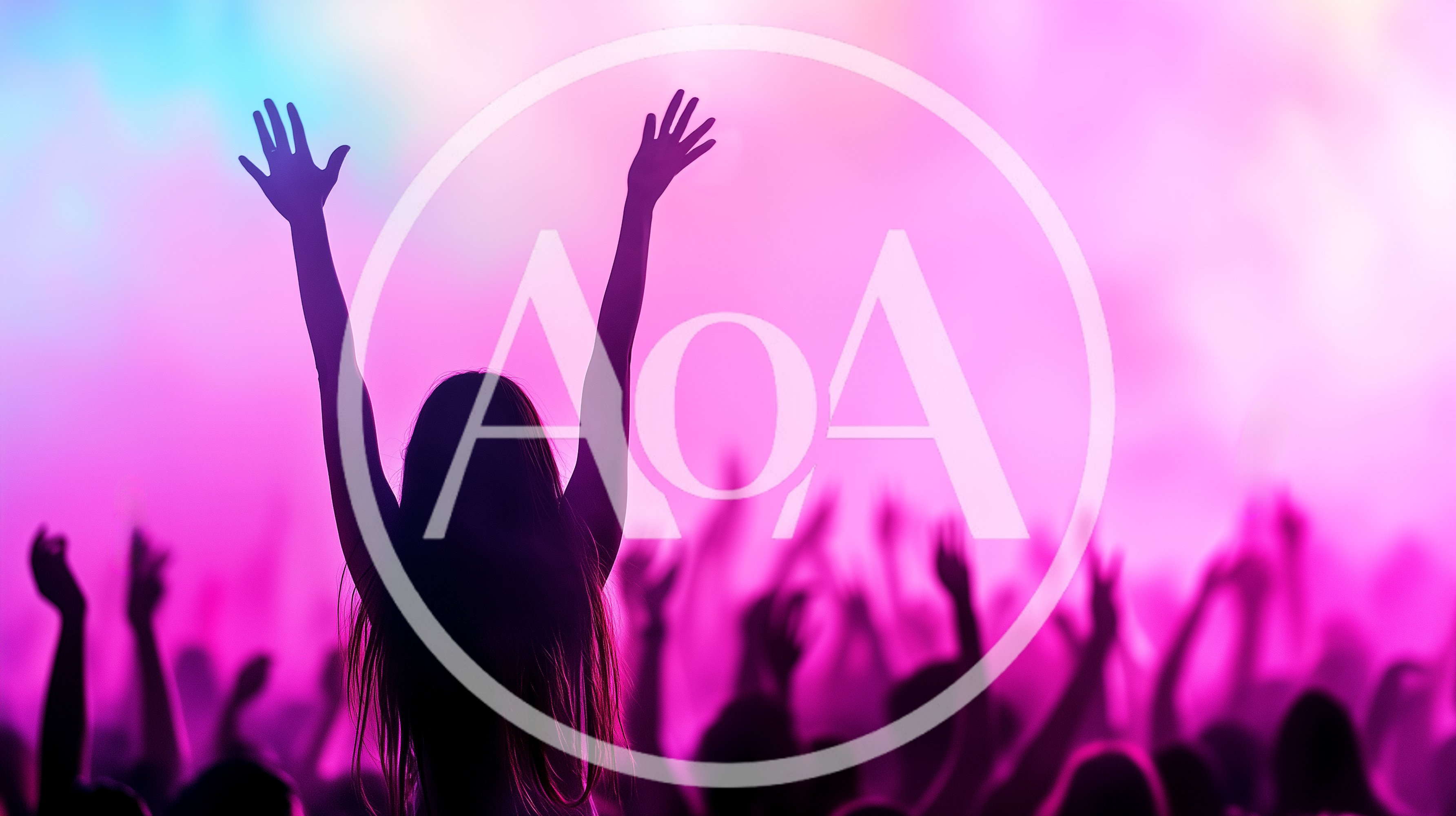 Crowd Dancing at a Vibrant Music Festival