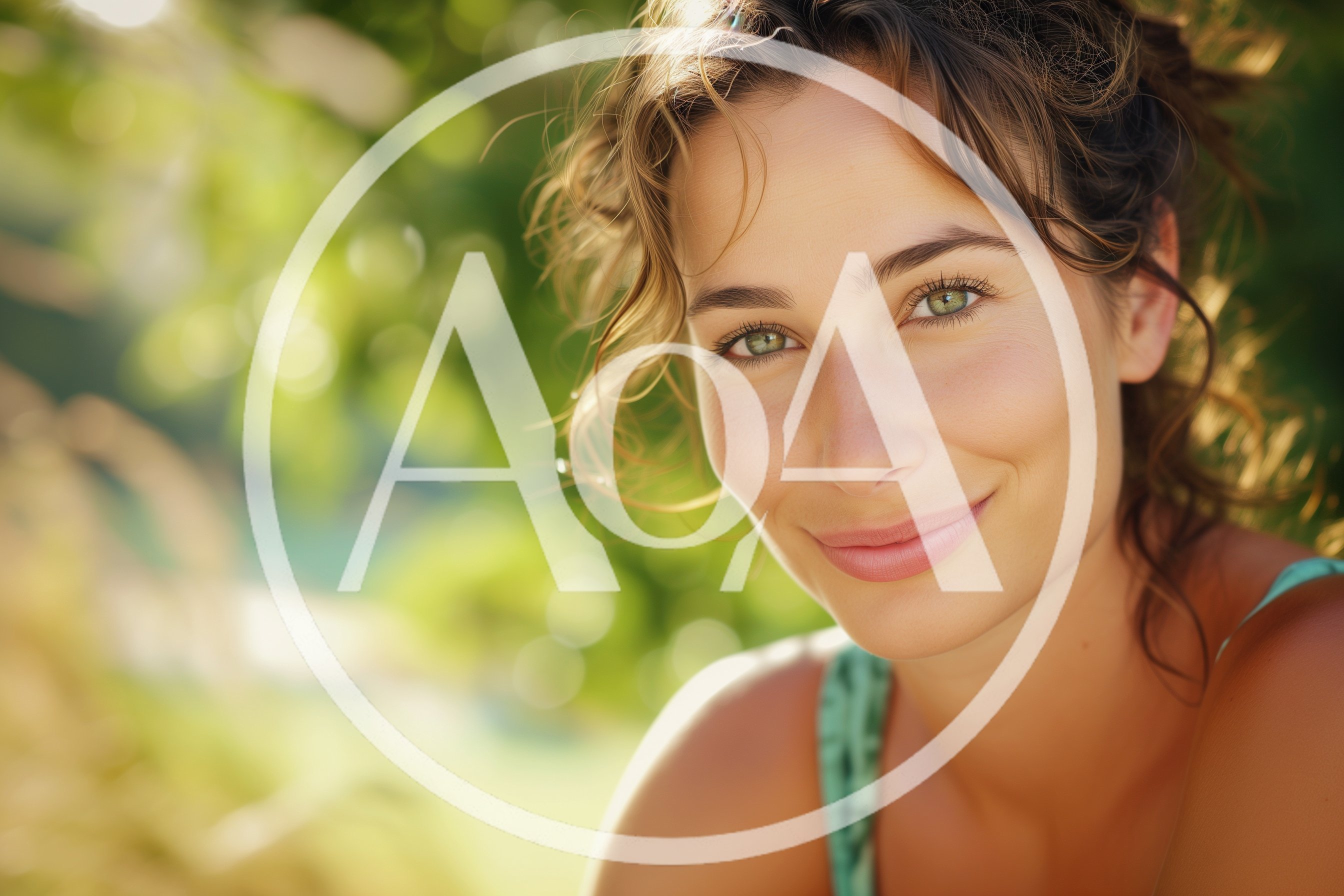 Portrait Of A Smiling Woman Outdoors