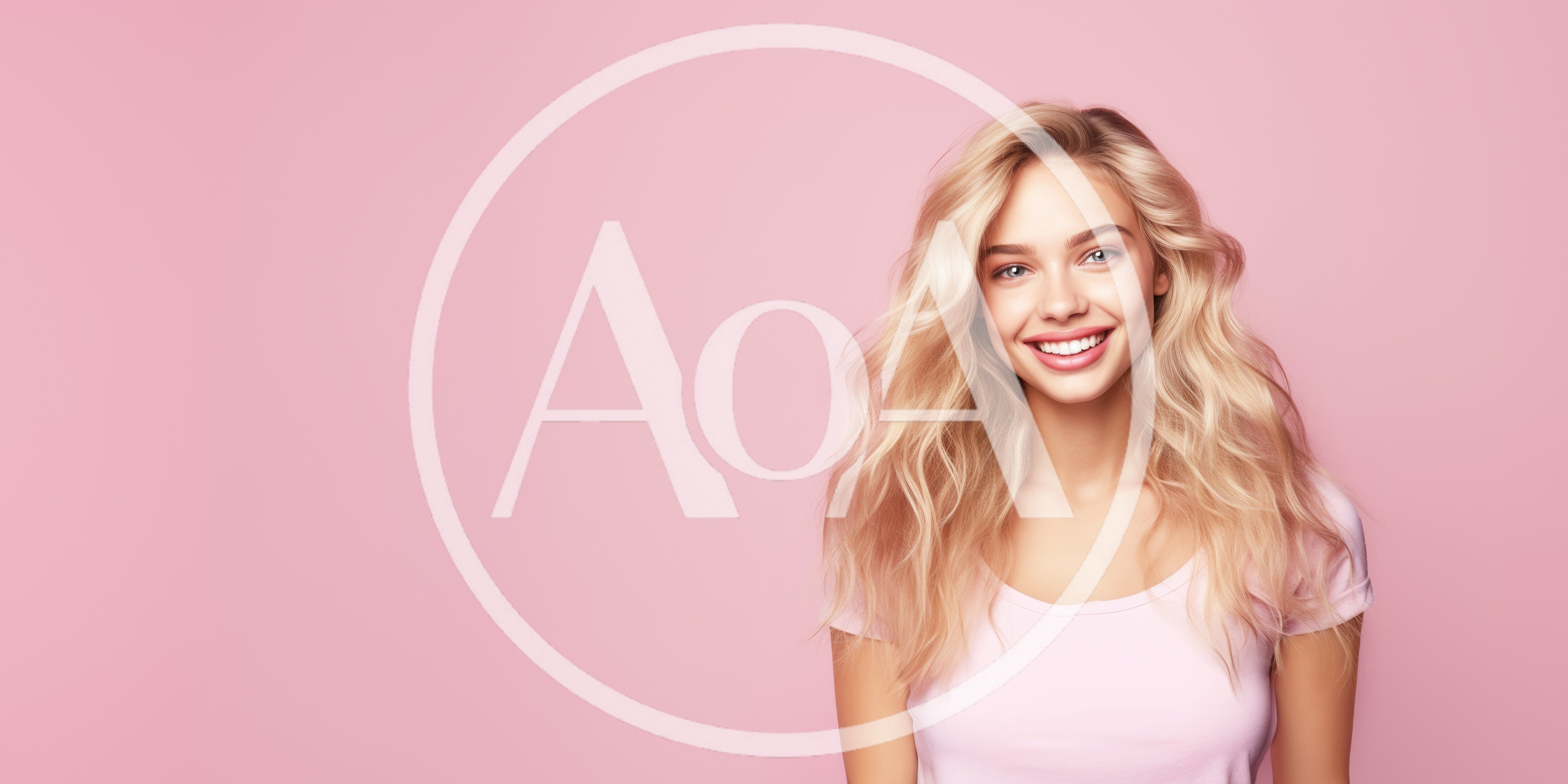 Portrait Of A Smiling Blonde Woman