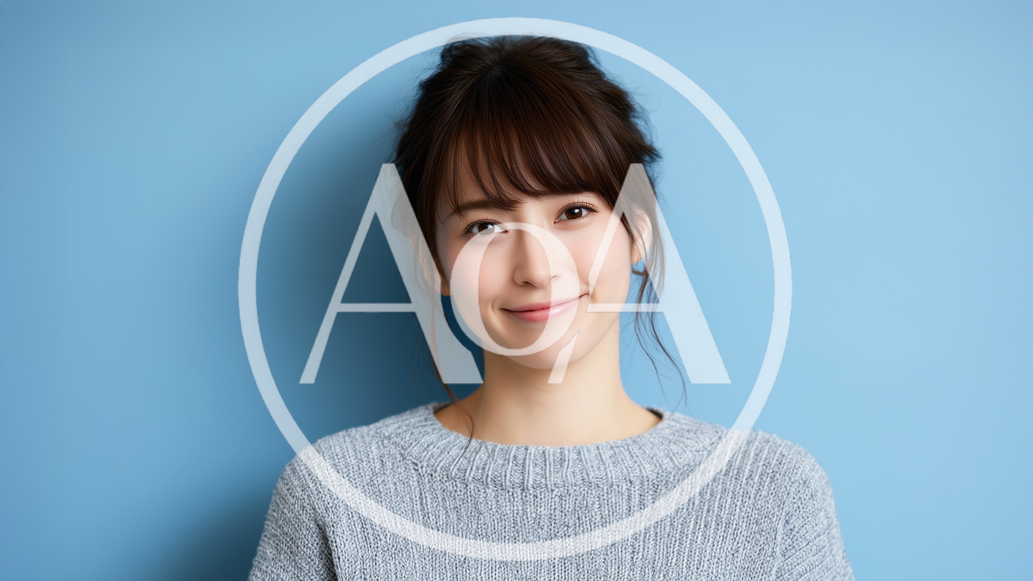 Portrait Of A Smiling Young Japanese Woman