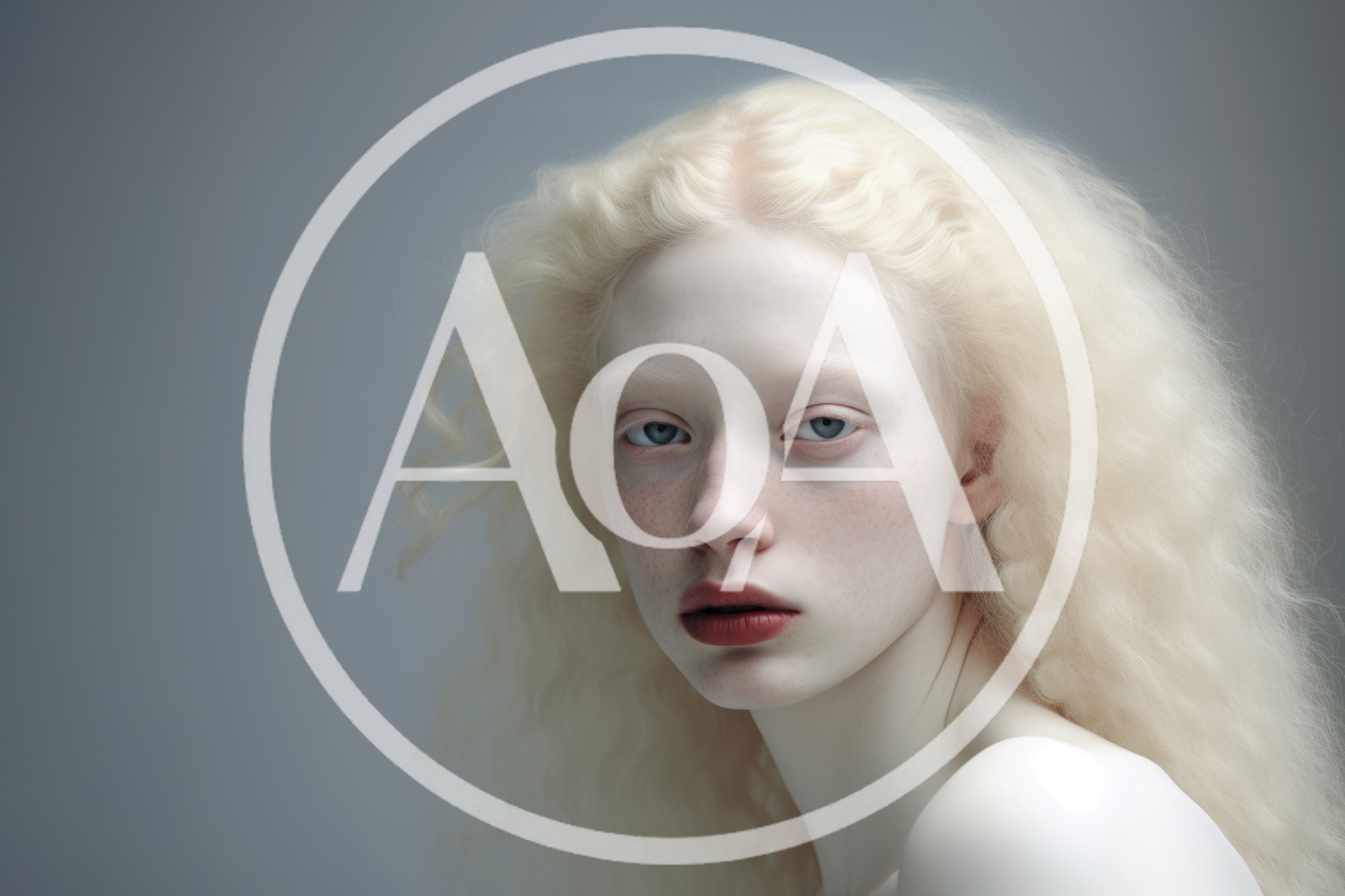 Portrait Of A Young Woman With Albinism