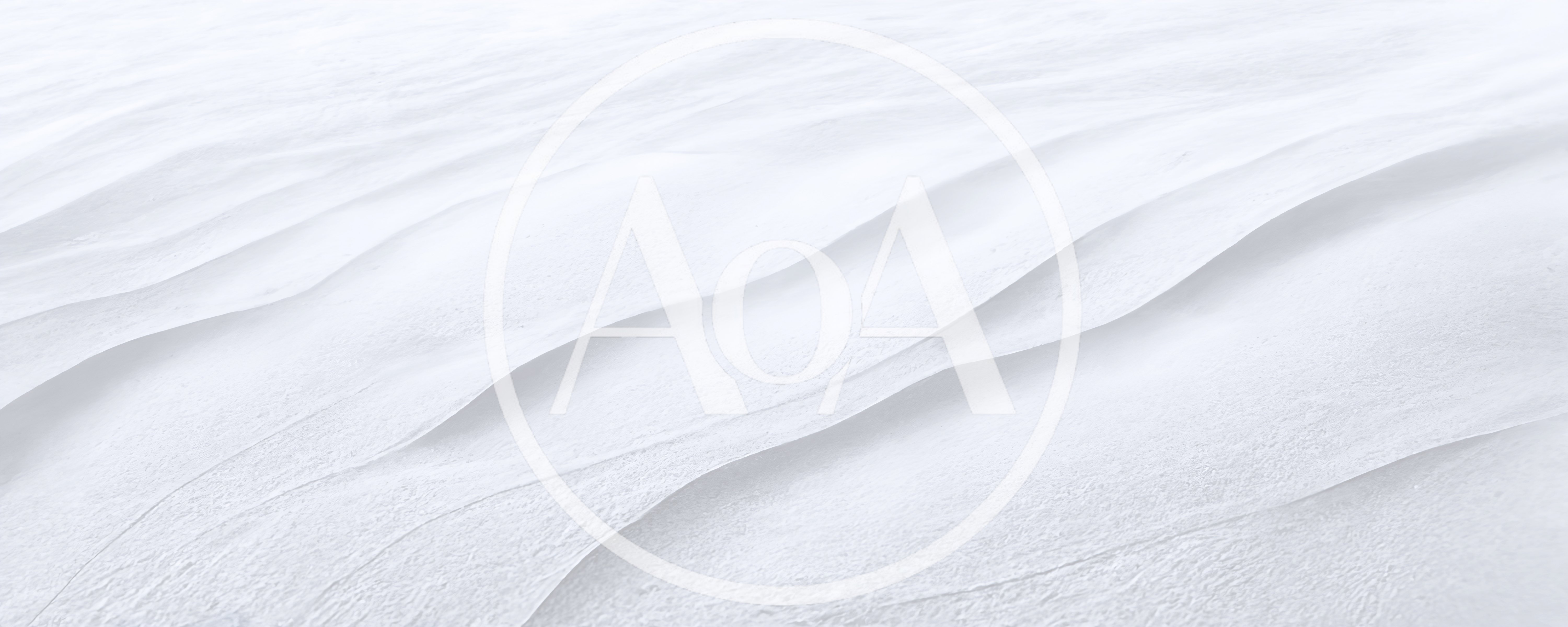 Abstract White Snow Dunes With Soft Shadows