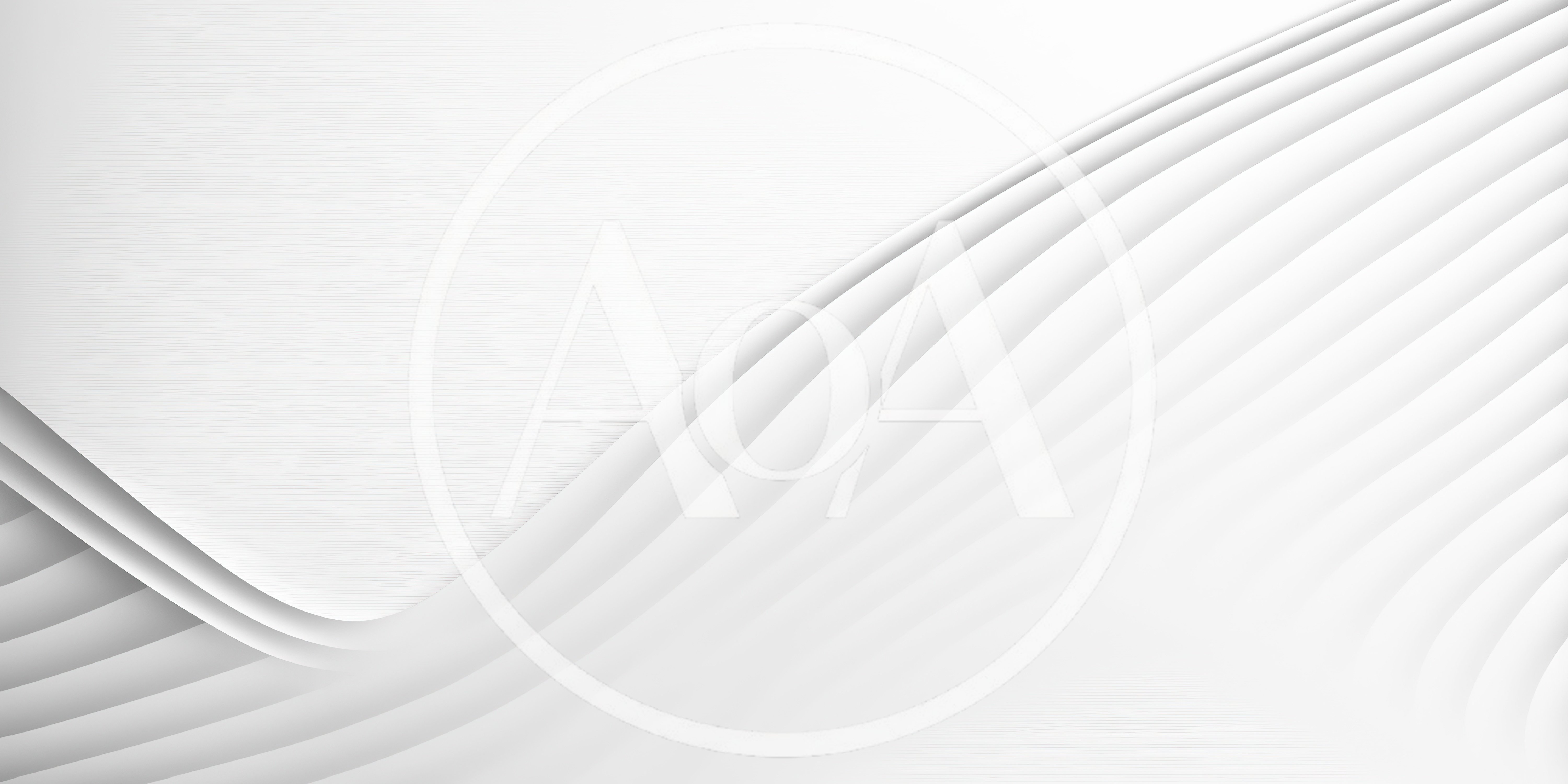Abstract White Background With Smooth Flowing Curves