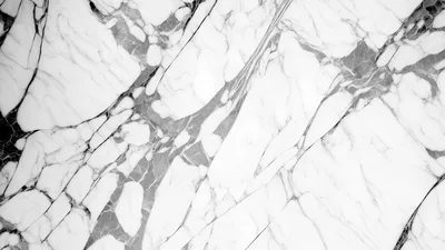 White Marble Texture With Grey Veining Pattern
