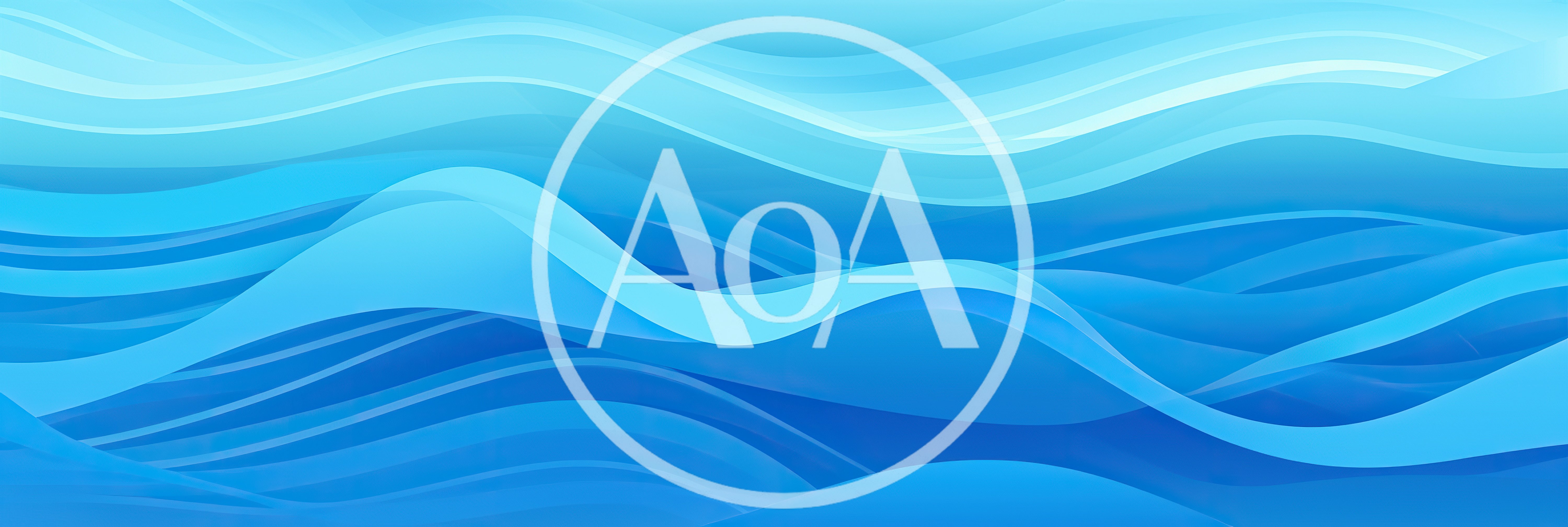 Abstract Blue Wavy Fluid Motion Background