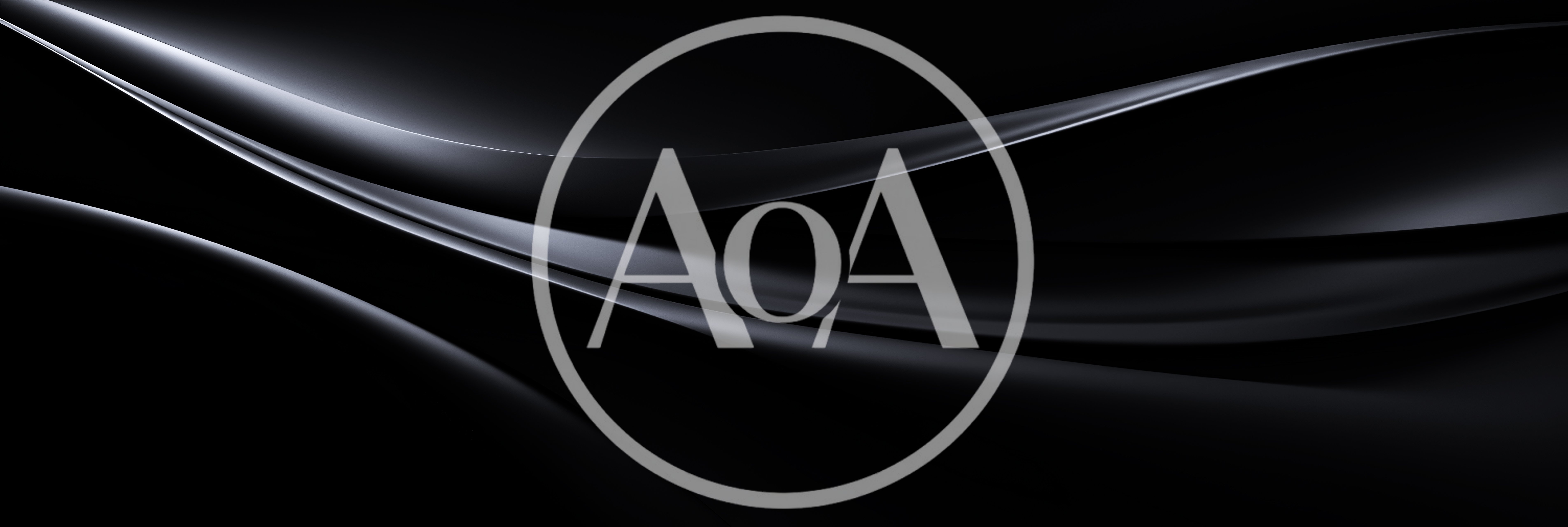 Abstract Dark Metallic Flowing Curves Background