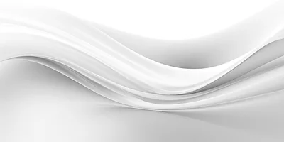 Abstract White Wavy Silk Fabric Background