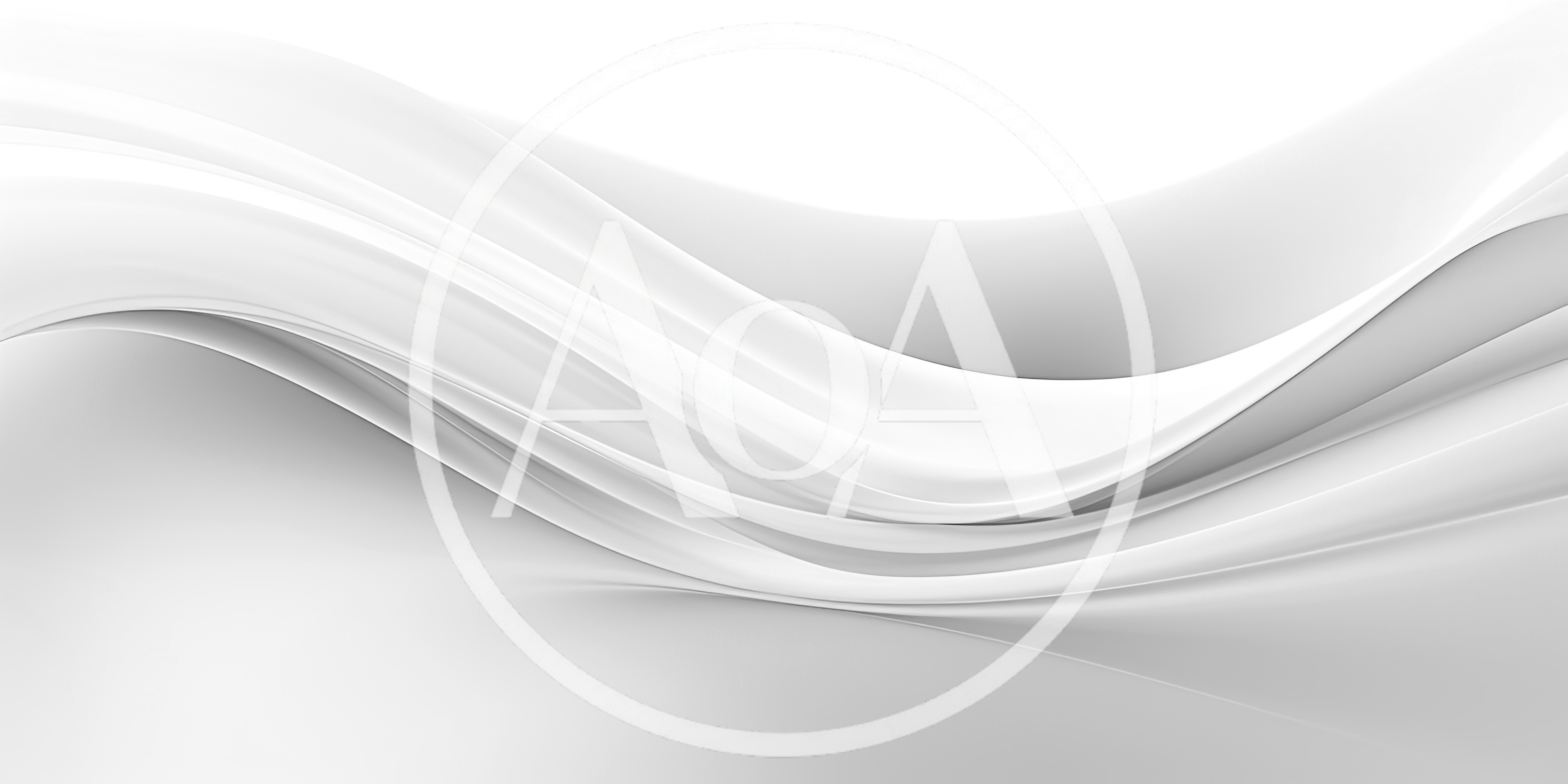 Abstract White Wavy Silk Fabric Background