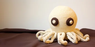 Handmade Crocheted Octopus Amigurumi Toy