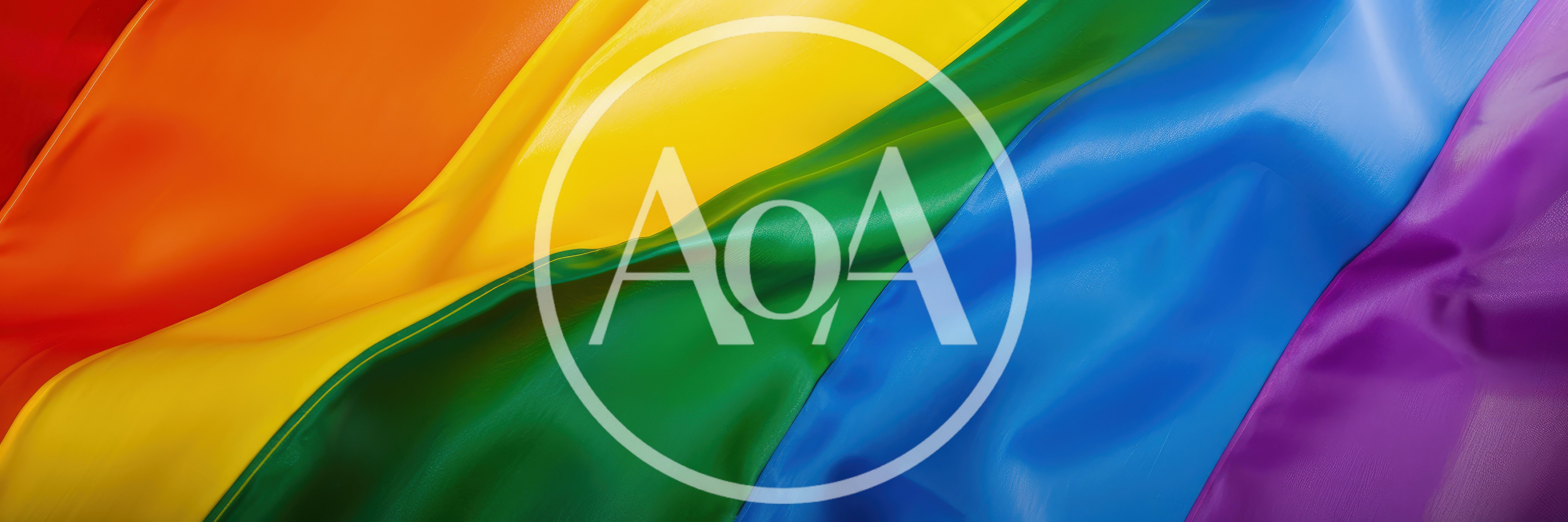 Waving Rainbow Pride Flag Fabric Texture