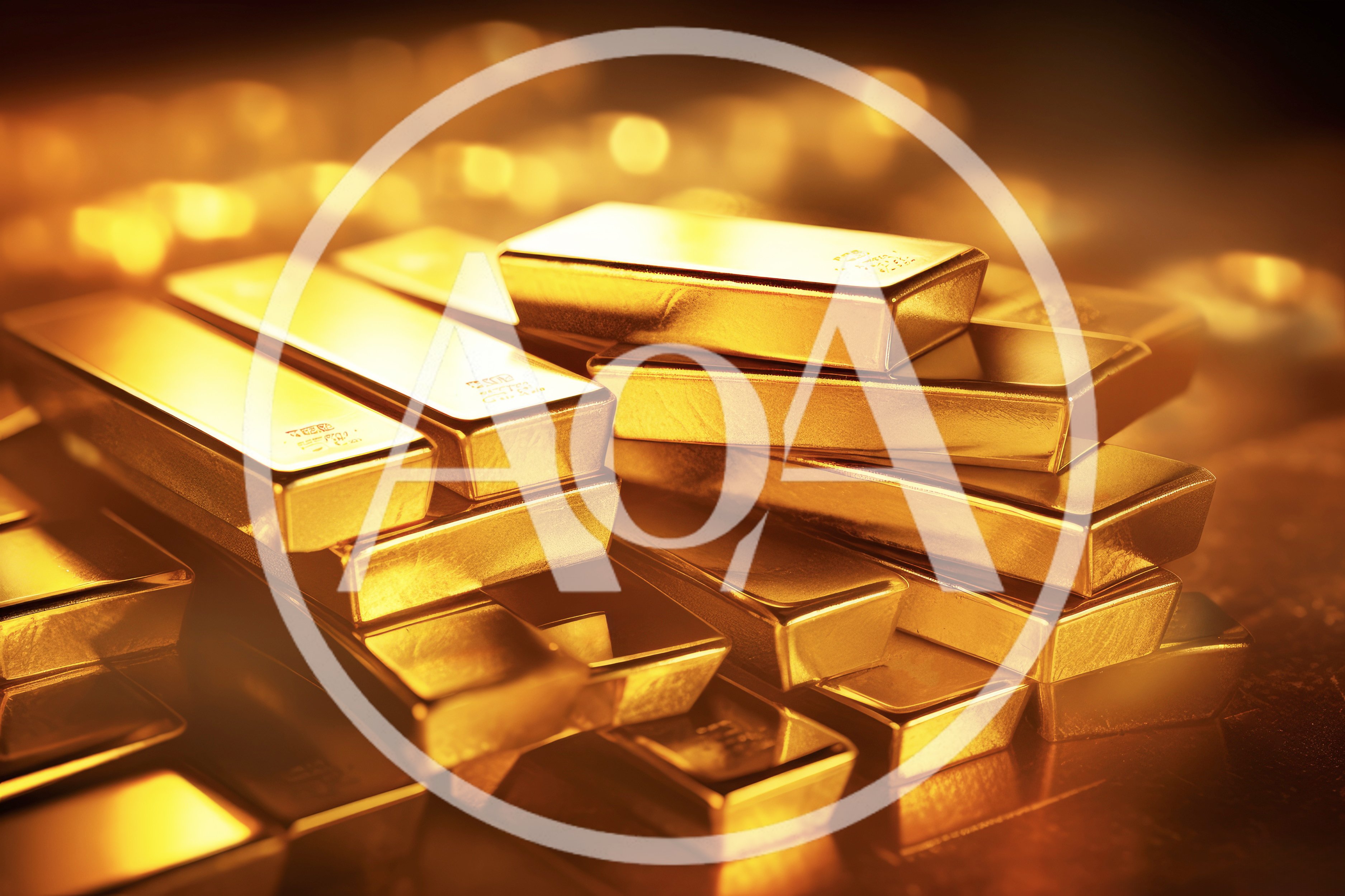 Stack Of Shiny Gold Bars In Warm Lighting