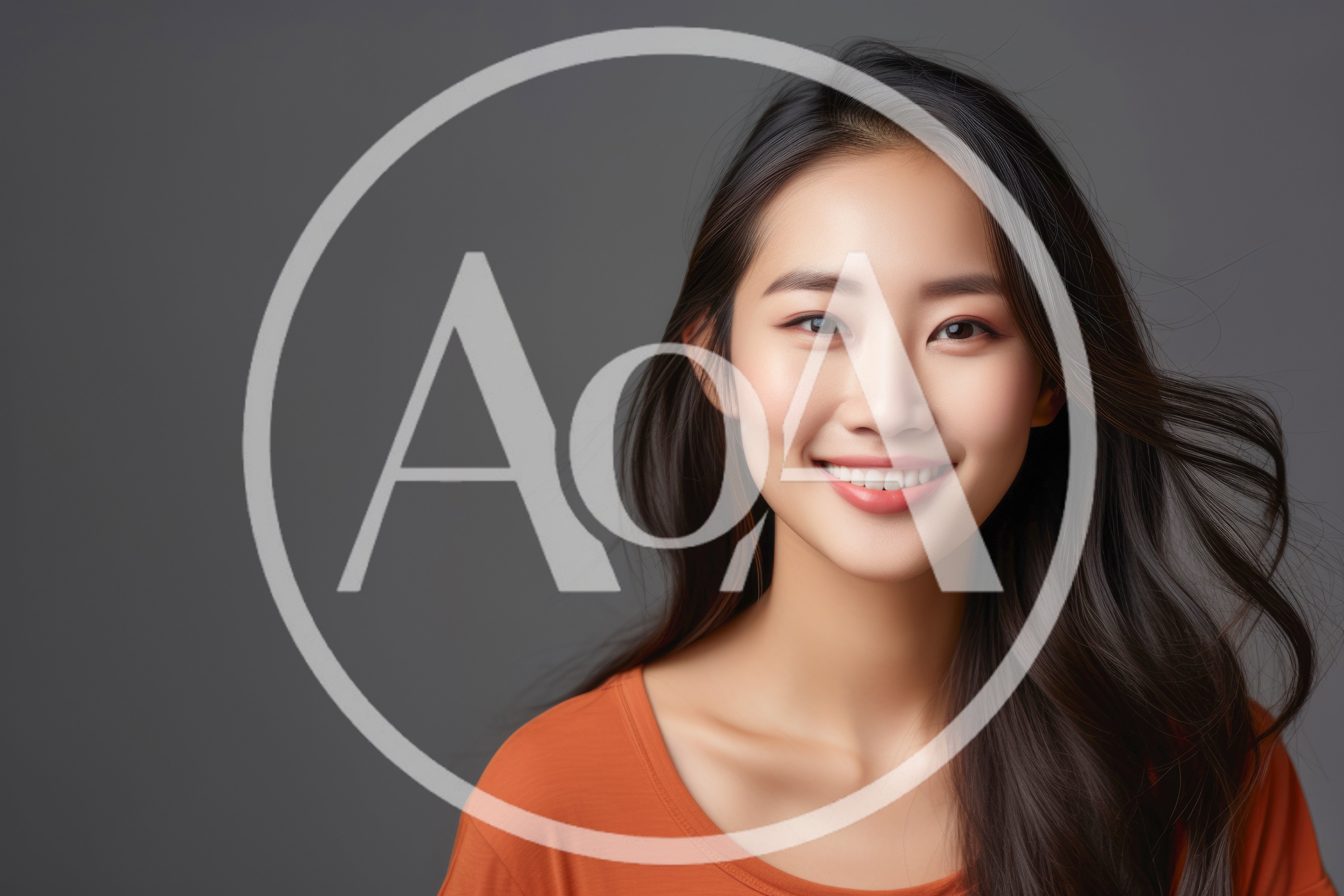 Portrait Of A Smiling Young Asian Woman