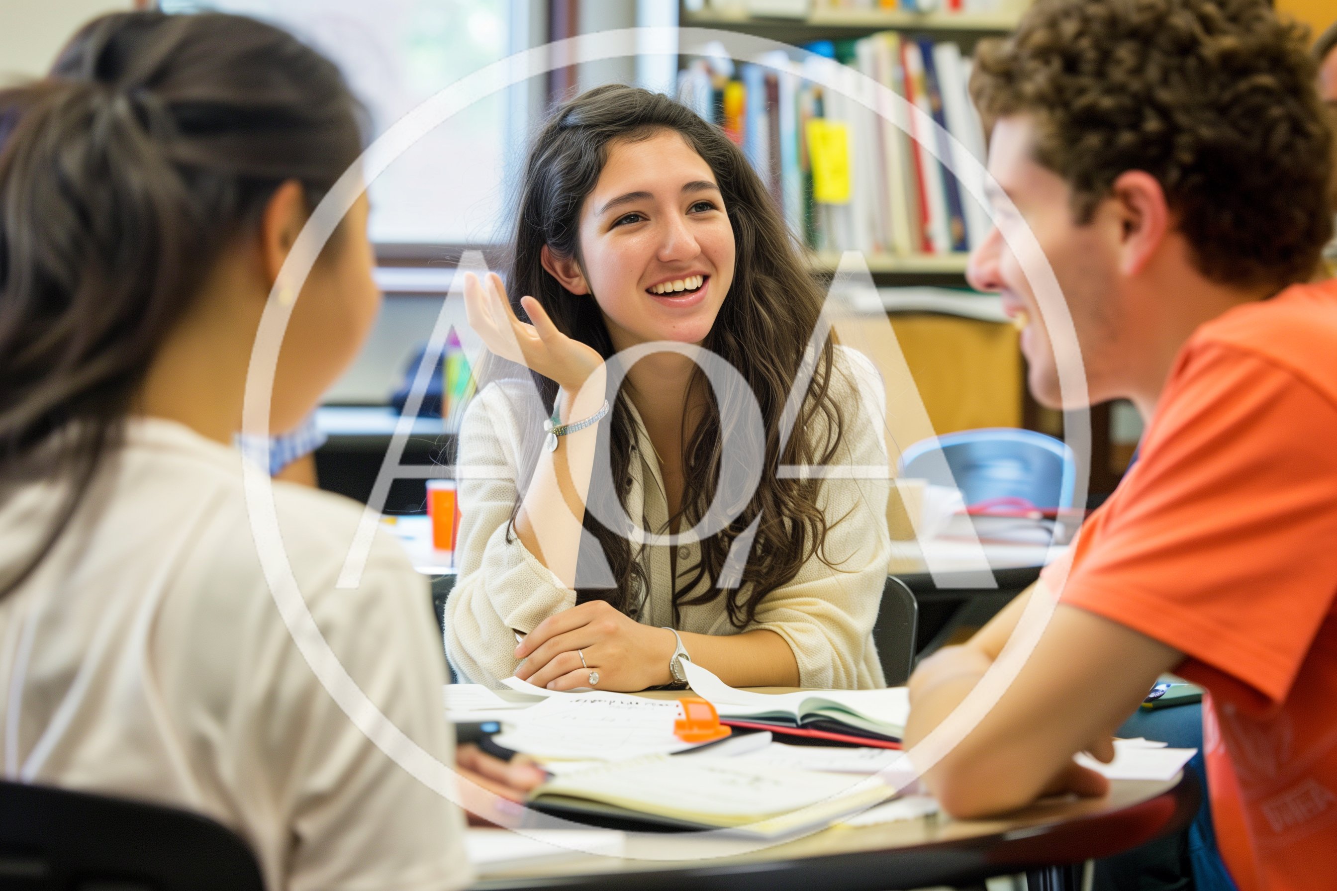 Diverse Students Collaborating During A Group Study Session